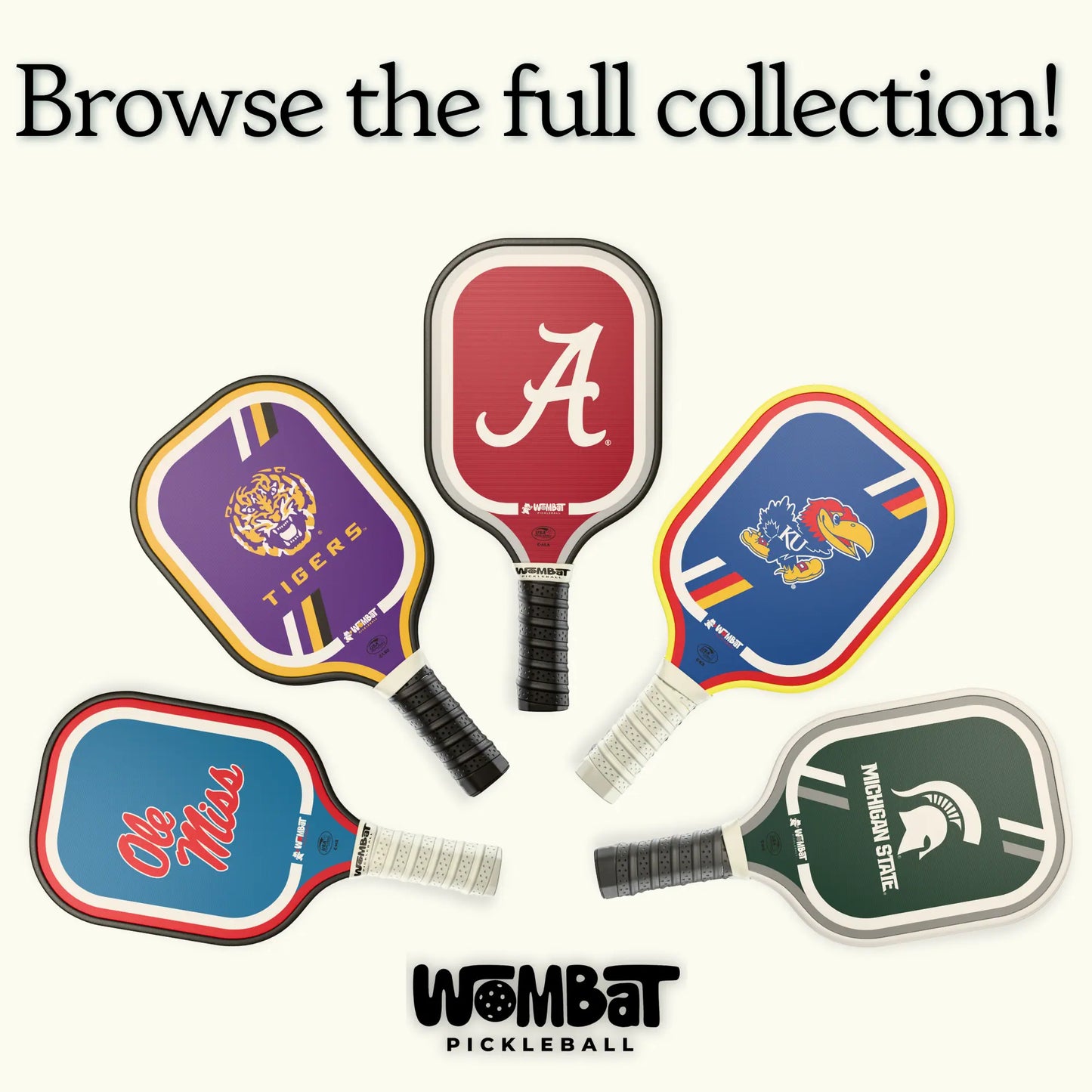 Alabama Crimson Tide - 16mm Pickleball Paddle