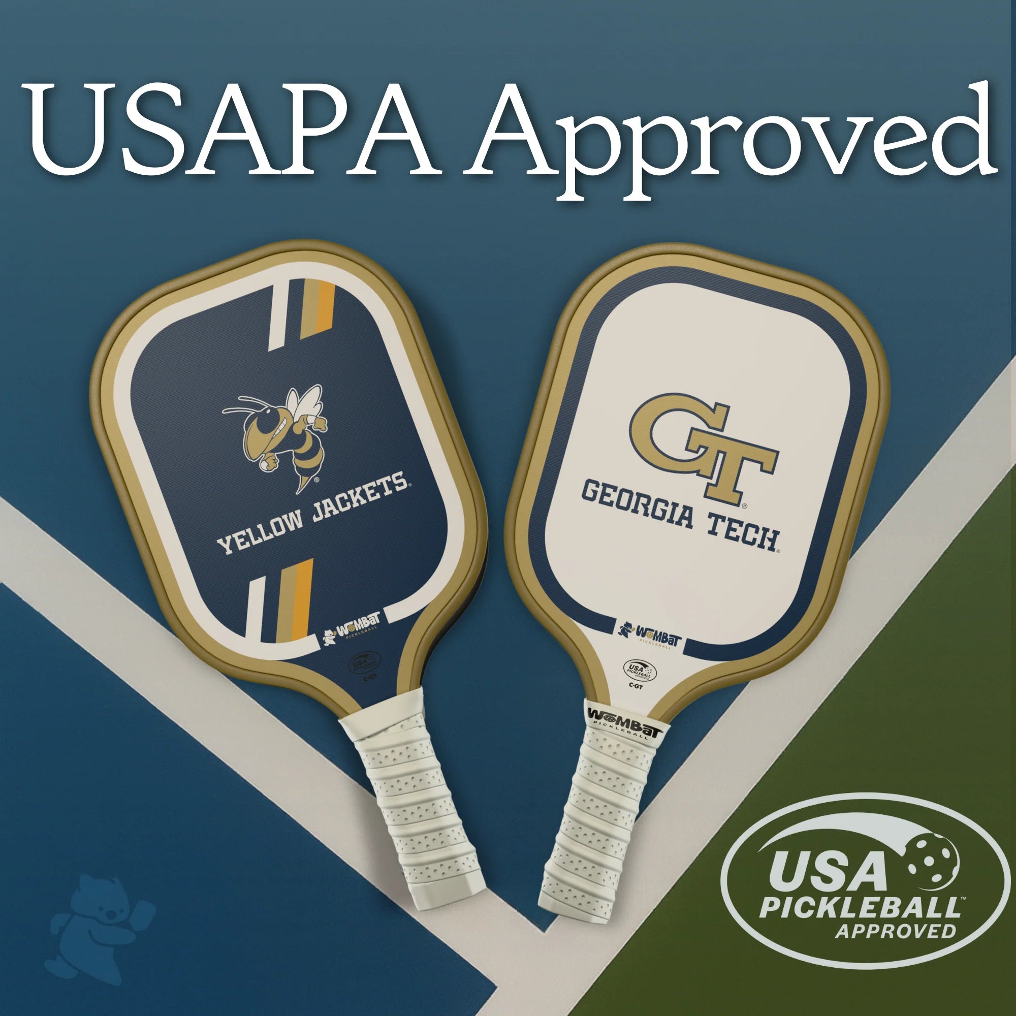 Georgia Yellow Jackets - 16mm Paddle