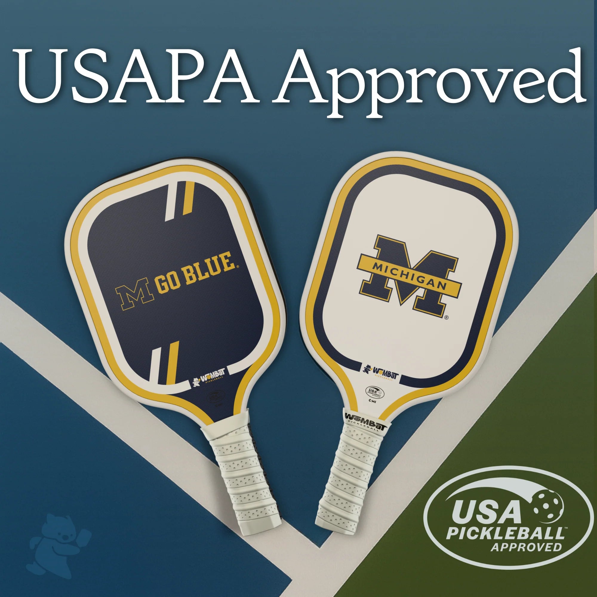 Michigan Wolverines - 16mm Paddle
