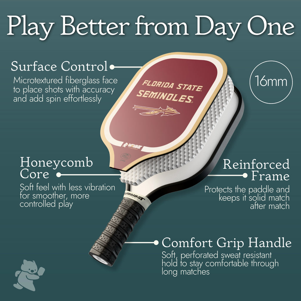 Florida State Seminoles - 16mm Paddle