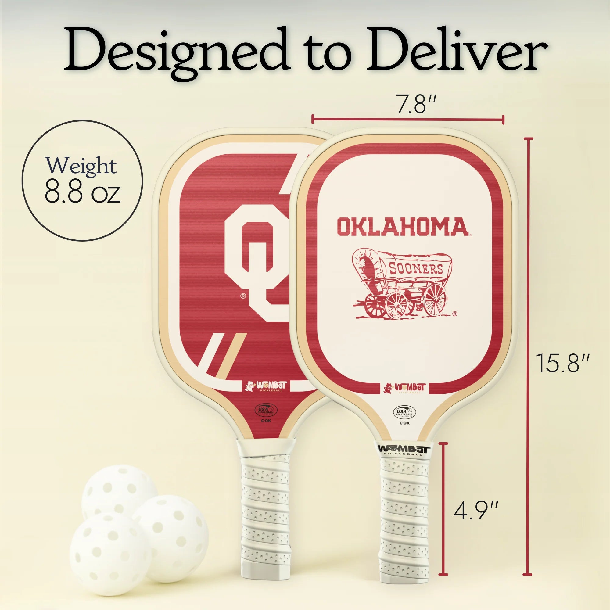 Oklahoma Sooners - 16mm Paddle