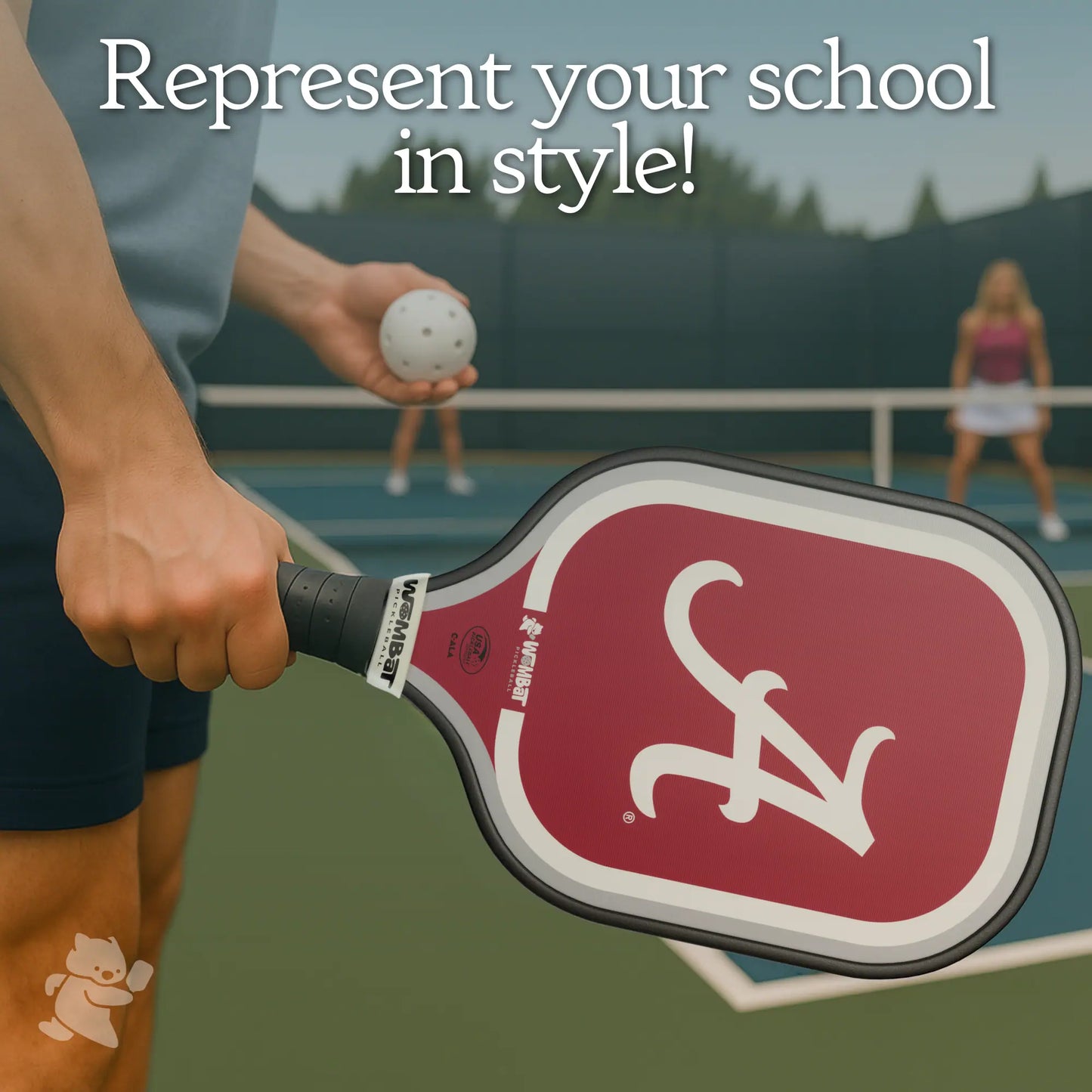Alabama Crimson Tide - 16mm Pickleball Paddle