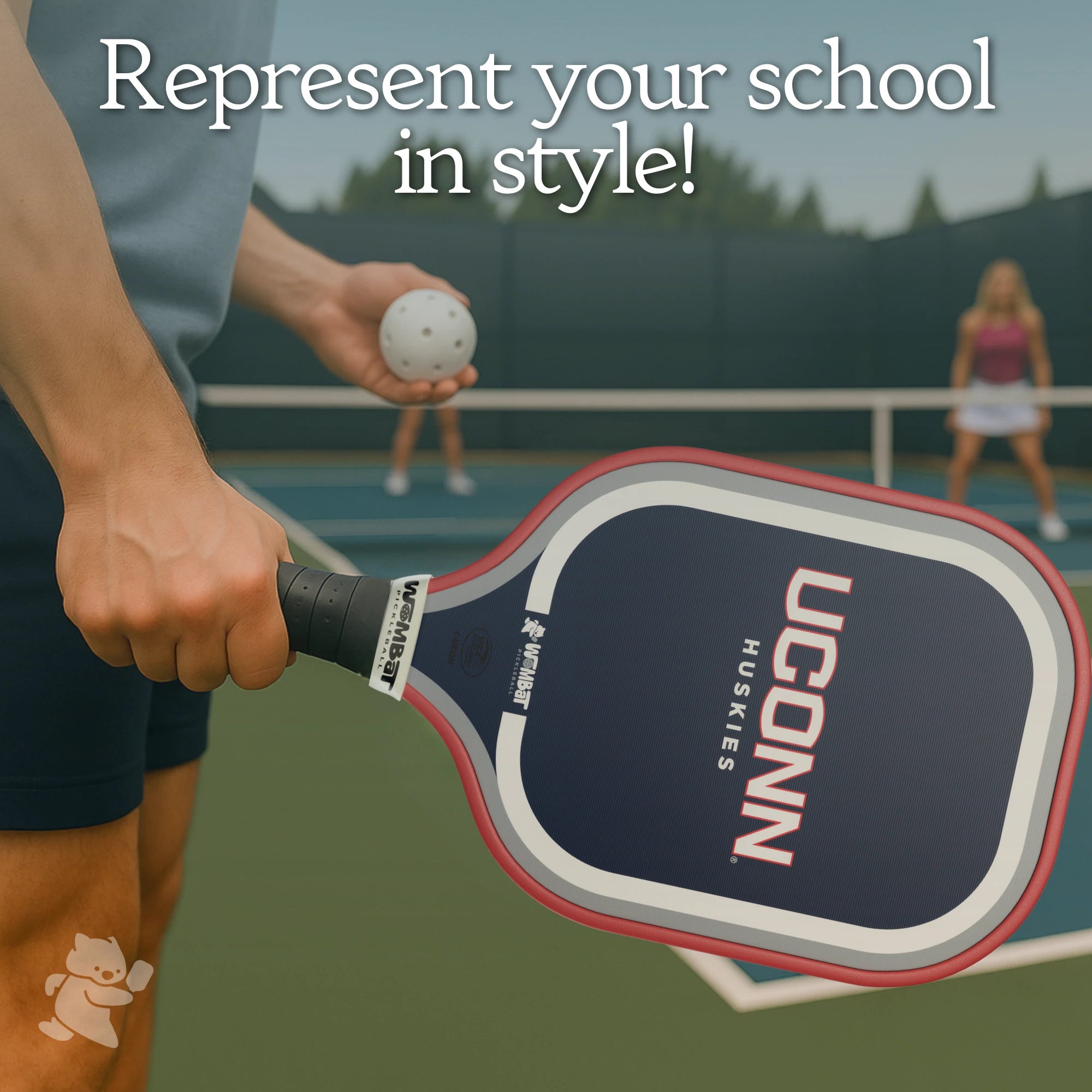 Connecticut Huskies- 16mm Paddle