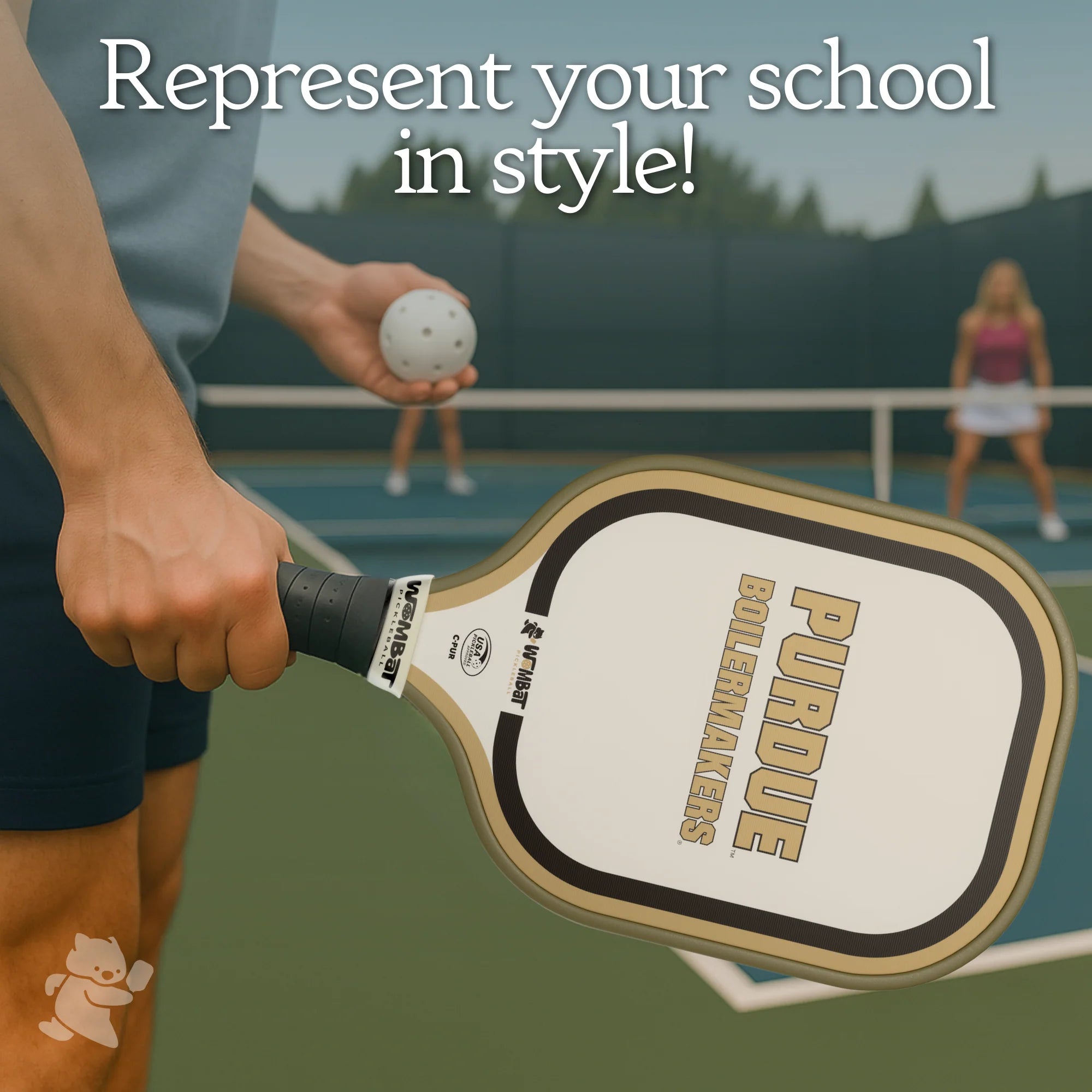 Purdue Boilermakers - 16mm Paddle