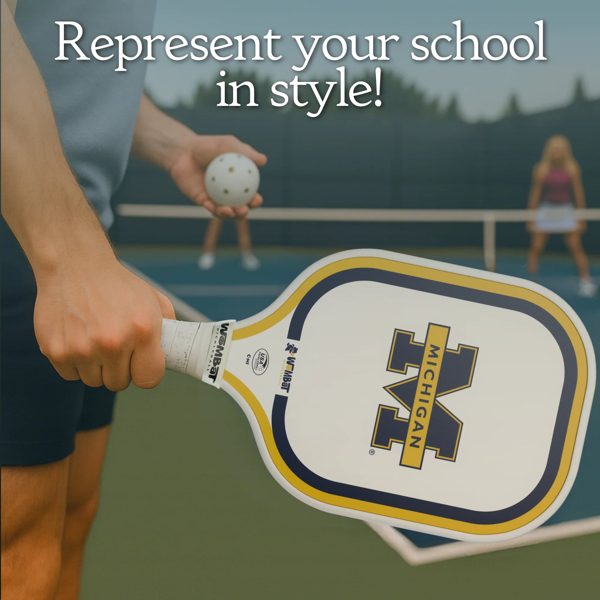 Michigan Wolverines - 16mm Paddle