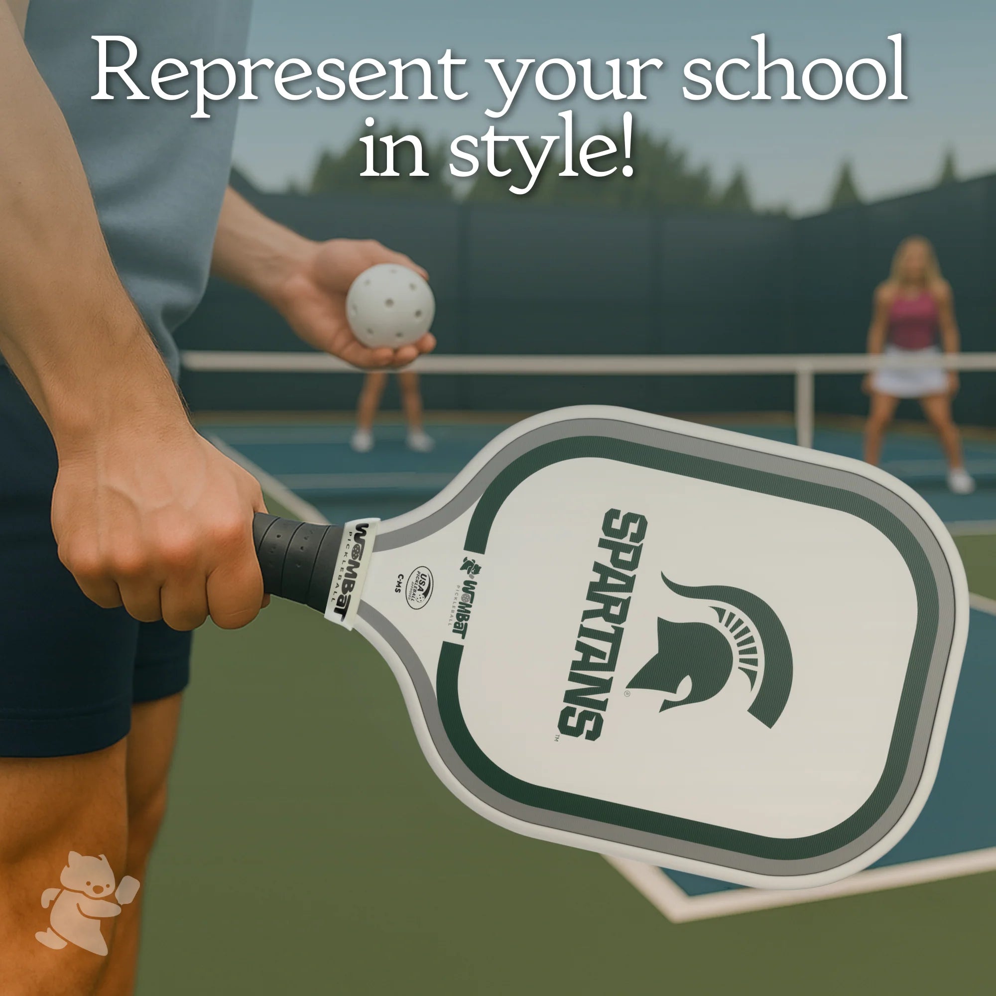 Michigan State Spartans - 16mm Paddle