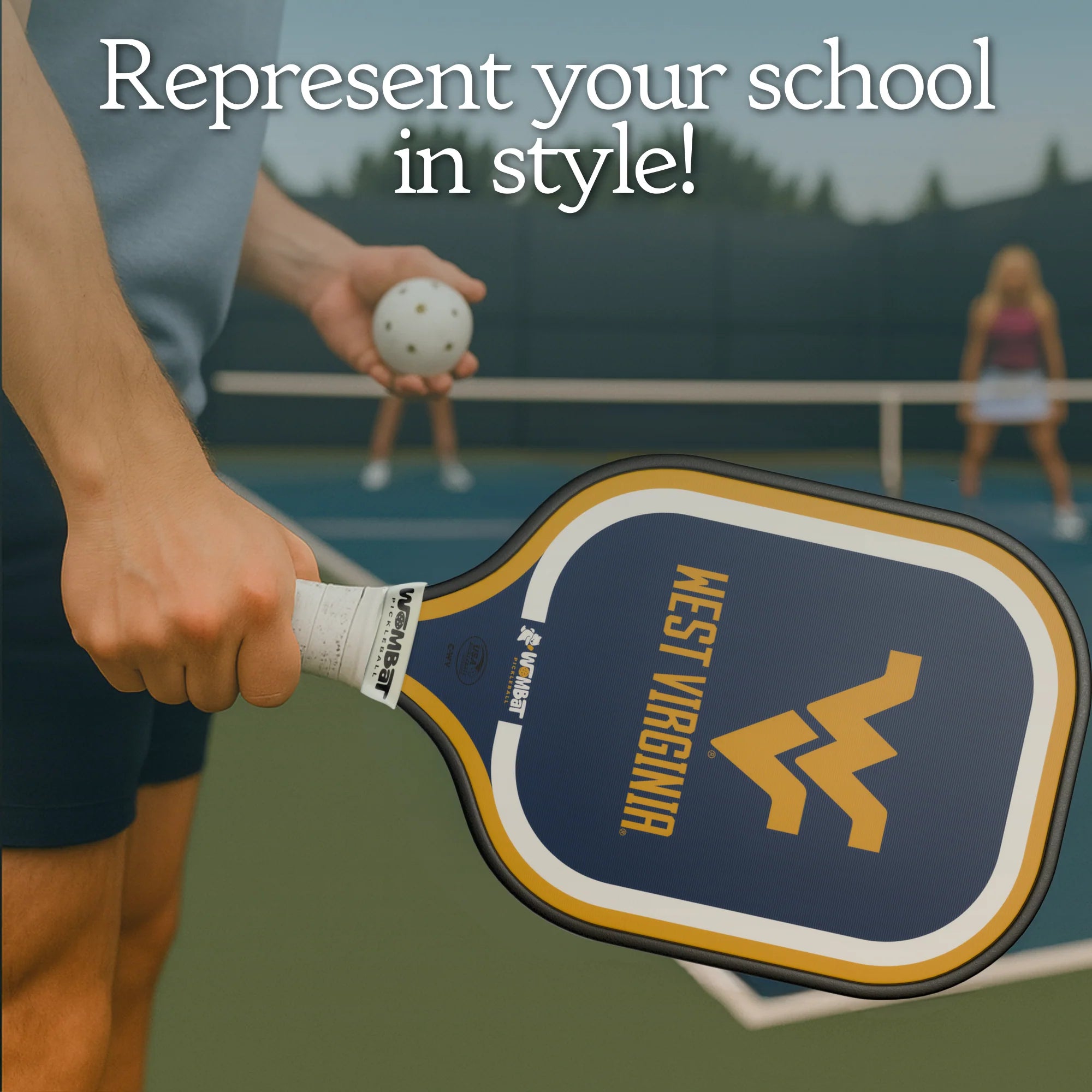 West Virginia Mountaineers - 16mm Paddle