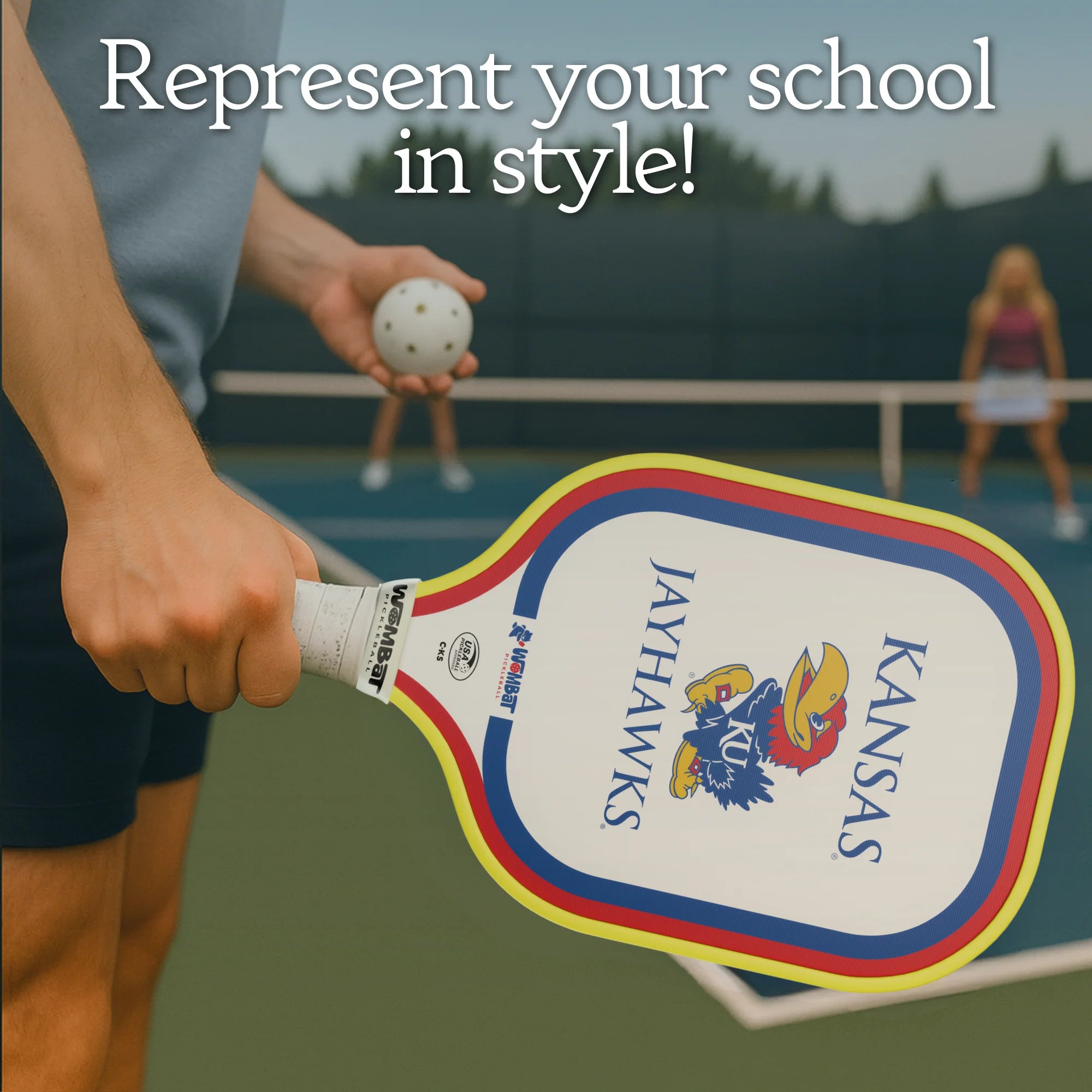 Kansas Jayhawks - 16mm Paddle
