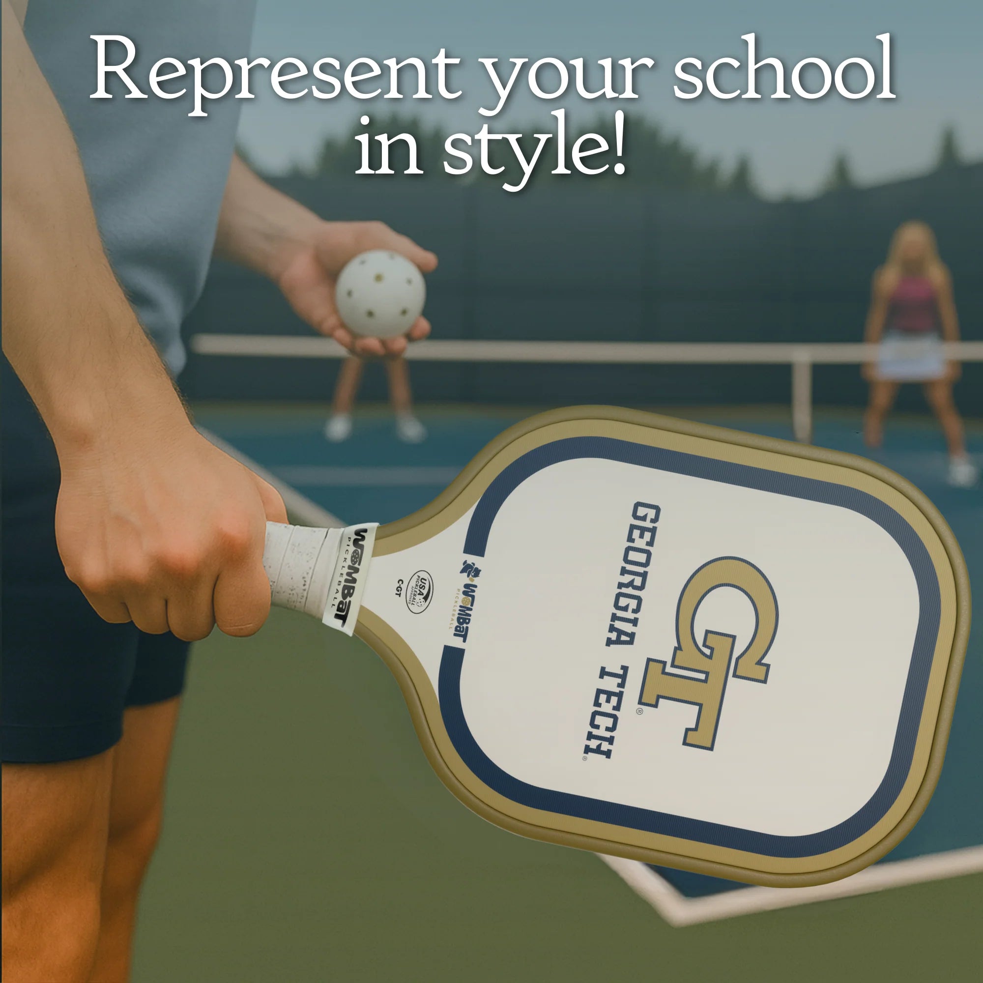 Georgia Yellow Jackets - 16mm Paddle