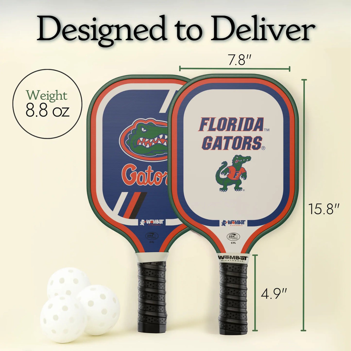 Florida Gators - 16mm Pickleball Paddle