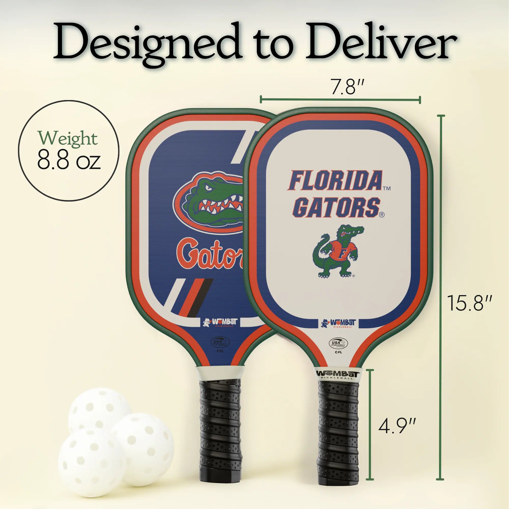 Florida Gators - 16mm Paddle